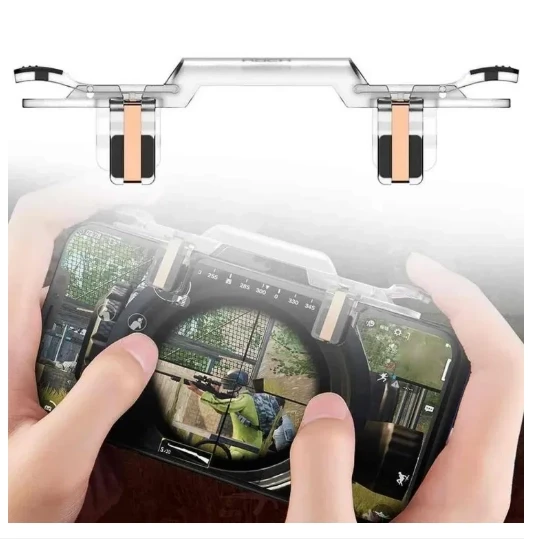 PUBG / Pub g /Fortnite Mobile Gaming Double Metal Trigger L1 R1 Button Gamepad Game Shooter Controller - Roch