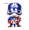 (Set of 5) Captain America Avengers Theme Foil Balloons