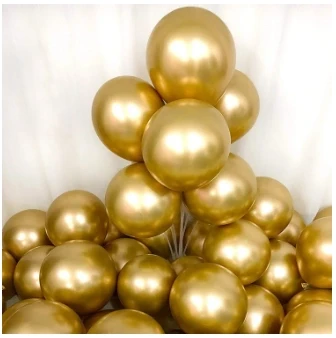 25 Pcs Chrome or Metallic Balloons -Shiny Balloons -Birthday & Party Balloons