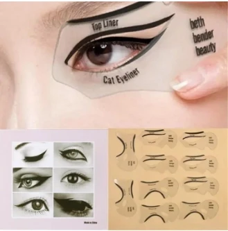 6 Pcs Stencils For Perfect Cat Eye Liner & Smokey Eyes