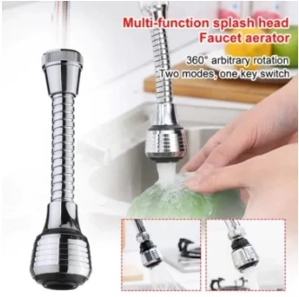 Turbo Flex 360 Flexible Faucet Sprayer Tap Mover Instant Hands Free Swivel Spray Hose Spray Sink KITCHEN FAVOURITE