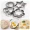 Cookie Pastry Fruit Cutters, 12 Pcs Stainless Steel Heart Star Circle Flower Shaped Moulds