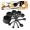 Pack Of 10 PC - Measuring Cups & Spoons for Kitchen - Black with mentioned clear measuring units