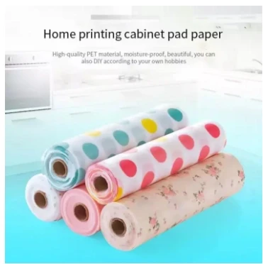 45x160cm Kitchen and Drawer Liner Cabinet Roll Dust-Proof Damp-Proof Paper Waterproof Table Mat