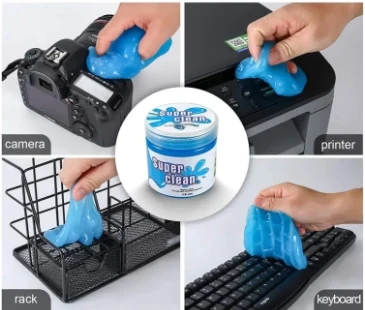 Universal Car Vent Magic Dust Cleaner, Laptop Keyboard Sliding Gel