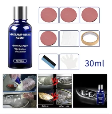 30ML Car Headlight Restoration Repair Coating Solution Repair Kit