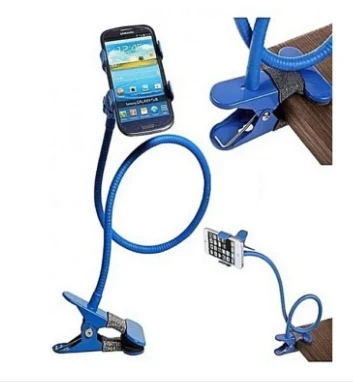 Metal Universal Snake Stand Mobile Holder - Blue