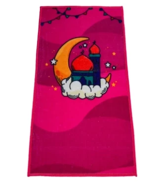 New Arrival Prayer Mat for kids with back blue felt in 52 X 92 cm ( 20 X 36 inches )