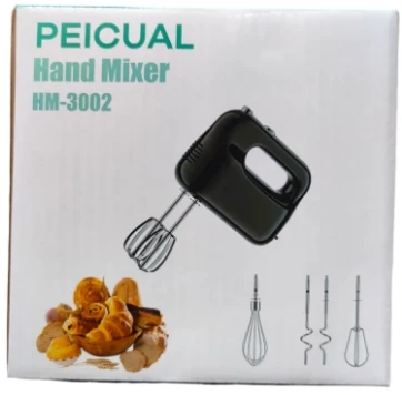 [Heavy Duty] Metallic Electric Hand Beater Machine - Hand Blender Mixer Premium Electric Egg Beater and Whisker