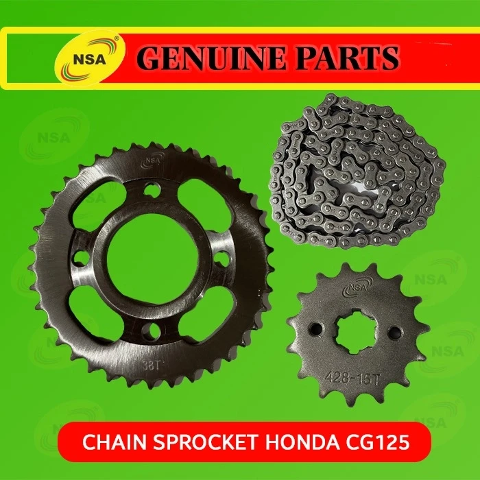 CHAIN SPROCKET KIT CG125 (HEAVY DUTY)