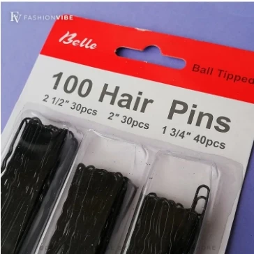 100Pcs Bobbin Hair Pins Different Sizes