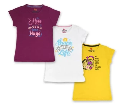 AllureP Girls T-Shirts BWY Combo # 65