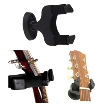 Aroma AH-81 Wall Hanger Rack Hook for Guitar Bass Ukulele Easy Installation Universal Compact Space-saving